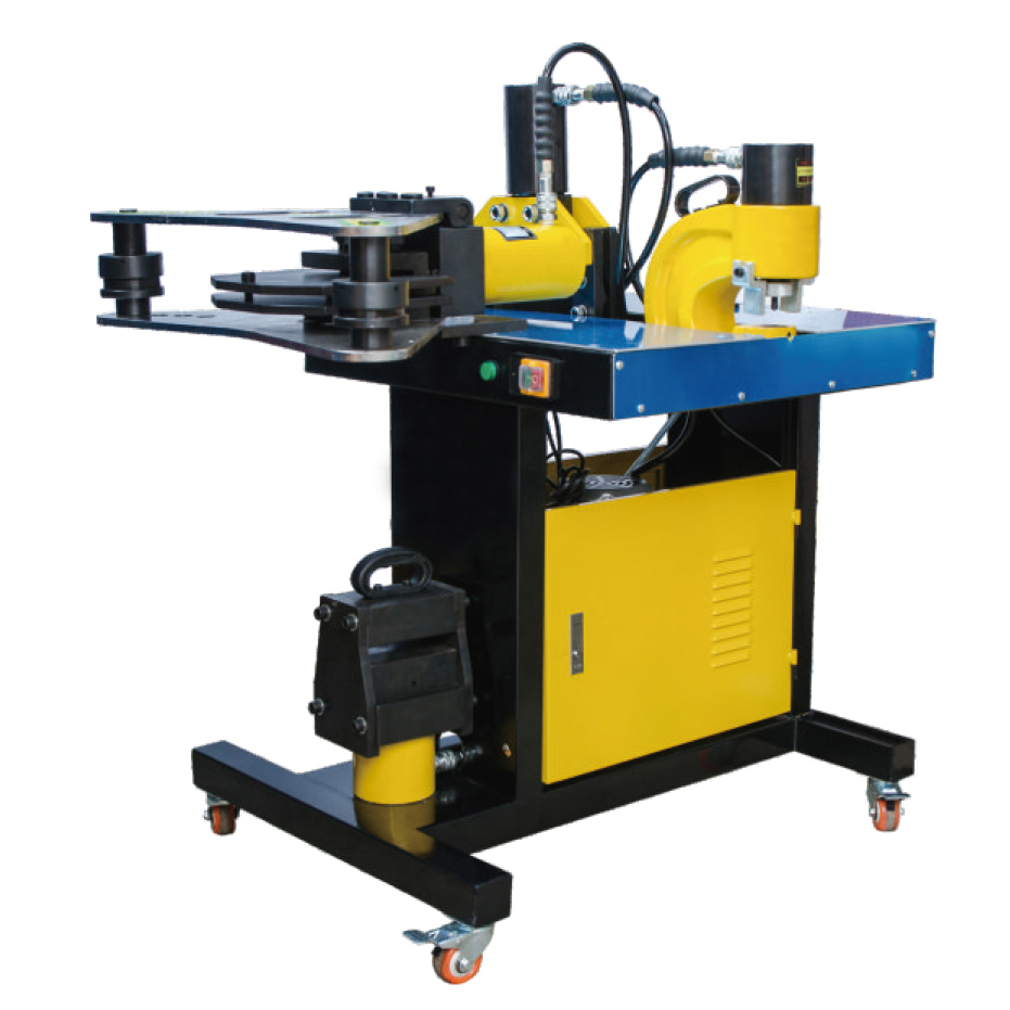 Industrial Five-in-one Bus Processing Machine for Cutting, Bending, and Punching, High Precision Electric Busbar Fabrication Equipment with Adjustable Workbench, VHB-501 Model