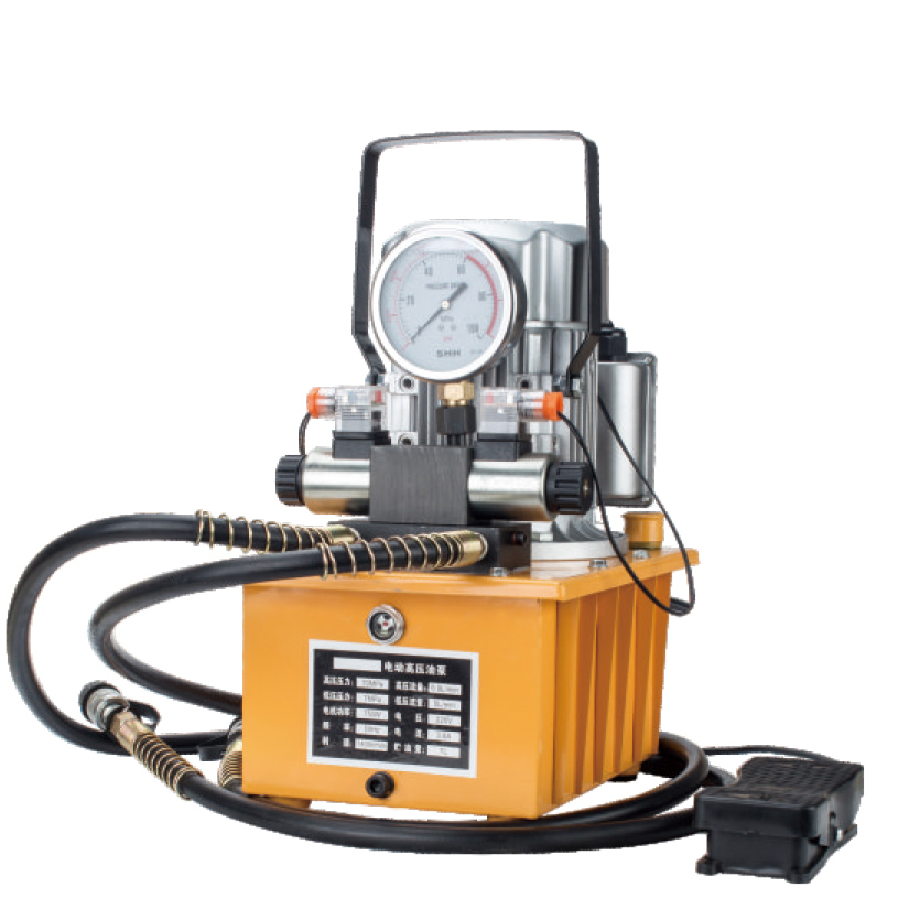 Heavy-Duty Electric Hydraulic Pump with Pressure Gauge, High-Efficiency, Portable Design for Engineering Machinery and Automotive Use, DB075-D2 Model