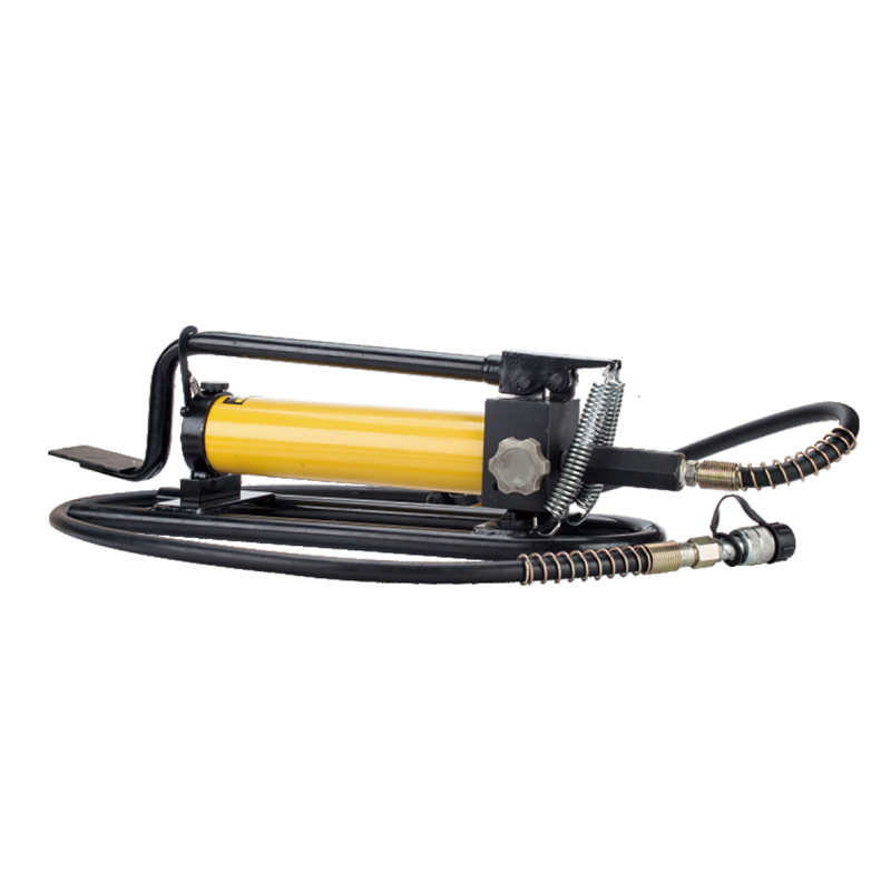 Heavy-Duty Manual Hydraulic Foot Pump, Durable Hydraulic Power Unit for Industrial Equipment, Hydraulic Foot Operated Pump with Hose and Coupler, CFP-800 Model