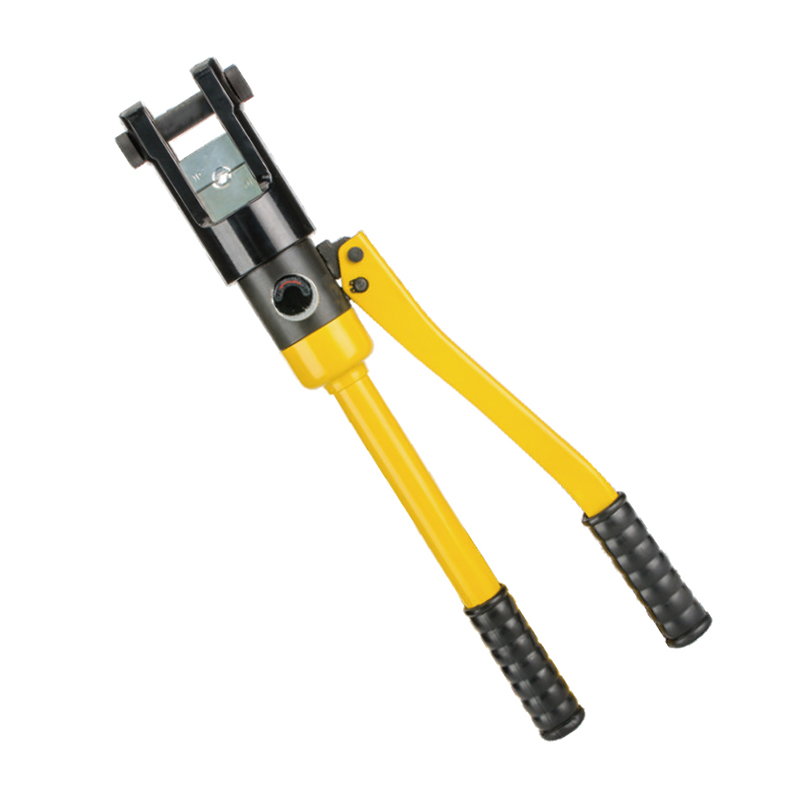 Heavy-Duty Hydraulic Cable Crimper Tool, Manual Hand Crimping Tool, High Precision Wire Terminal Crimper for Cables, Ergonomic Handles, YQ-240 Model