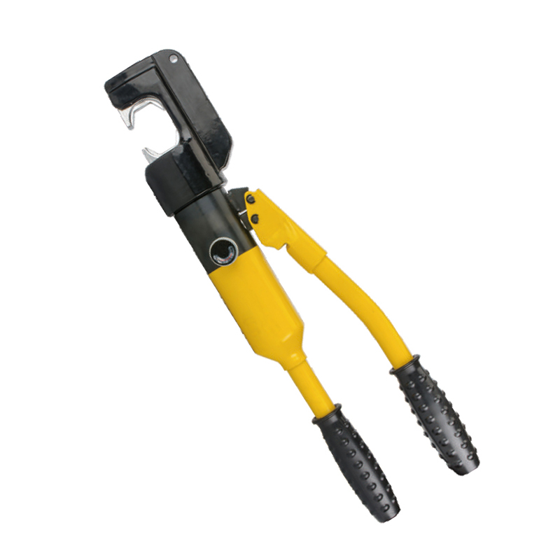 Heavy-Duty Hydraulic Hand Crimping Tool, Manual Crimper with Comfort Grip Handles, for Wire, Cable, and Terminal Crimping, Durable Construction, ZCO-400 Model
