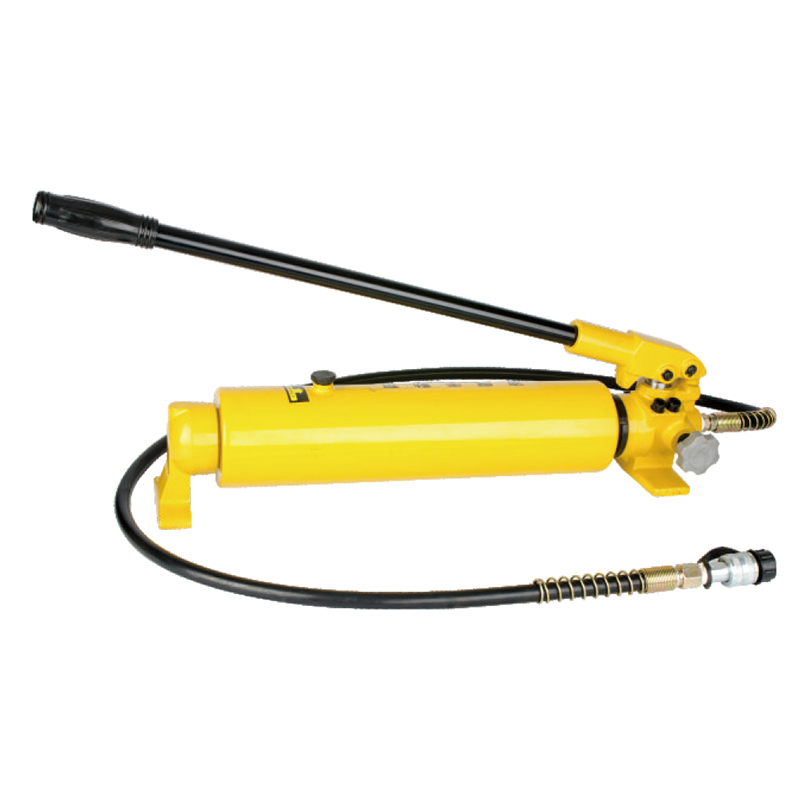 Manual Hydraulic Hand Pump, Steel Construction with Hose and Coupler for Automotive and Industrial Use, CP-700-2 Model