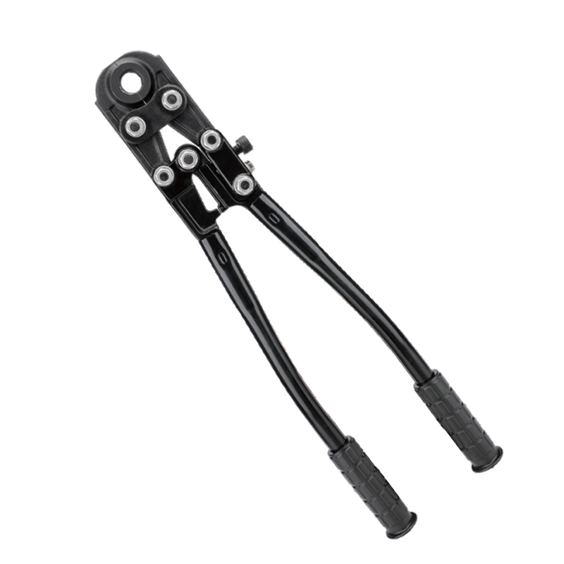 Heavy-Duty Pro Plumbing Pipe Fitting Crimping Tool, High Leverage Tubing Crimper, Manual Pipe Connector Press for Master Plumbers, Comfort Grip Handles, CW-16 Model