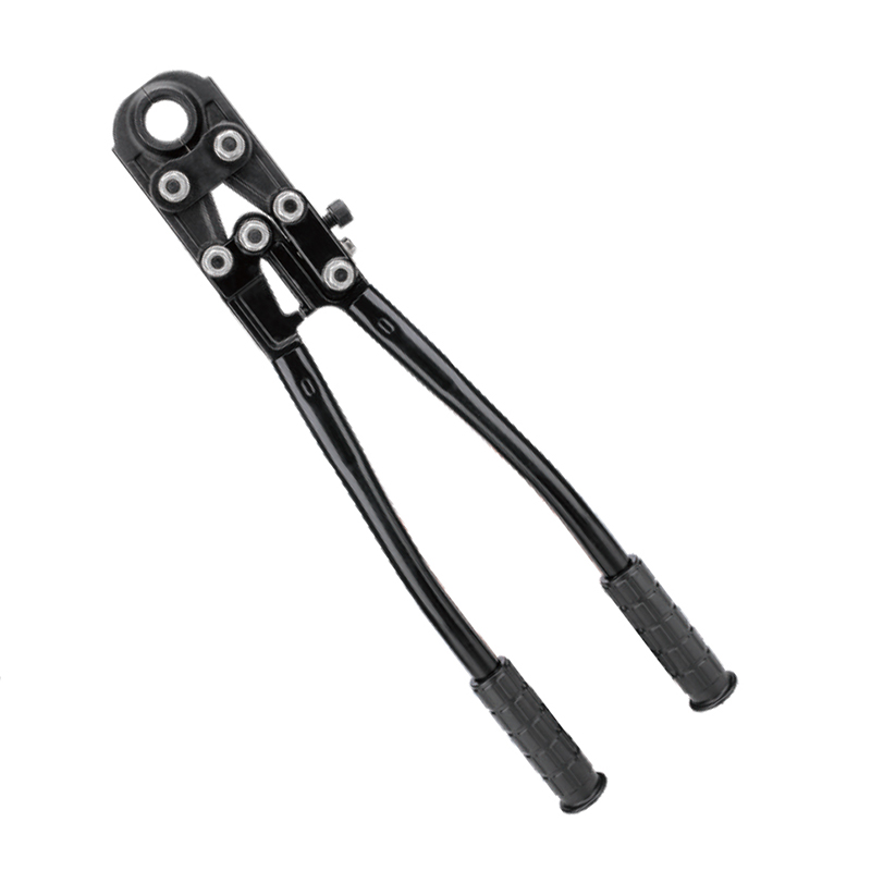 Heavy-Duty Manual Pipe Fitting Crimping Tool with Comfort Grip Handles, Interchangeable Jaw Set for Pipe Fittings, Professional Plumbing Tool, CW-25 Model