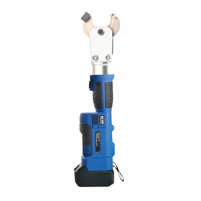 Battery Powered Hydraulic Tool, Electric Cable Cutter for Industrial Wiring, Rechargeable Battery Operated, Heavy-Duty Power Tool, BS-30C Model