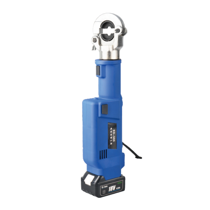 Heavy-Duty Battery Powered Hydraulic Tool, Electric Crimping Tool, for Wire, Cable, and Terminal Crimping, ED-300 Model