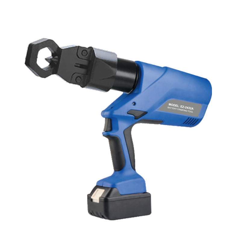 Professional Battery Powered Hydraulic Tool, Electric Wire Cable Cutter, Battery Operated Crimp Cutter, Durable Electrician Tool, EZ-2432A Model