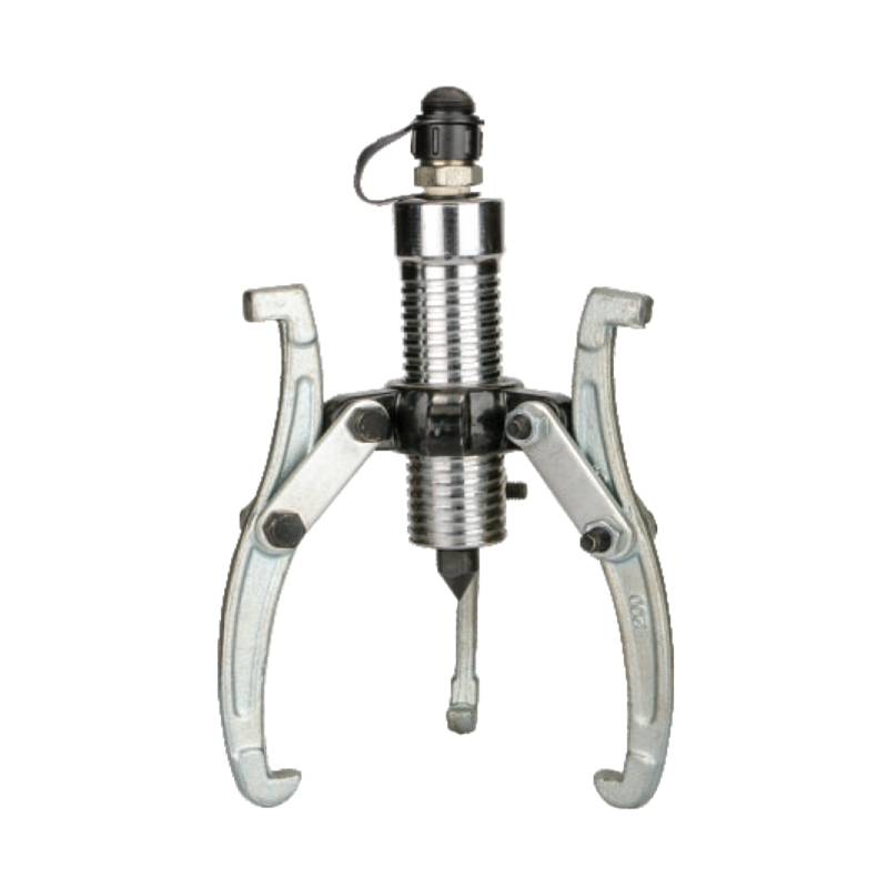 Hydraulic Puller, Three-Jaw Design, Heavy-Duty Steel Construction, Adjustable, for Mechanical Use, 5T