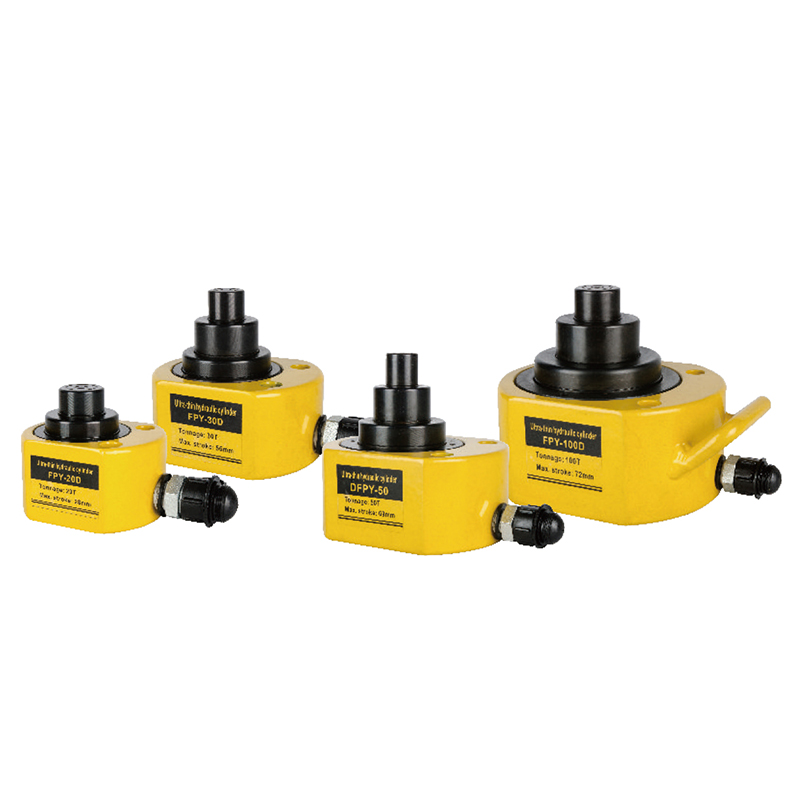 Thin Multi-Stage Hydraulic Cylinder, Heavy-Duty Industrial Use, High-Strength Alloy Steel, Durable, for Construction and Automotive